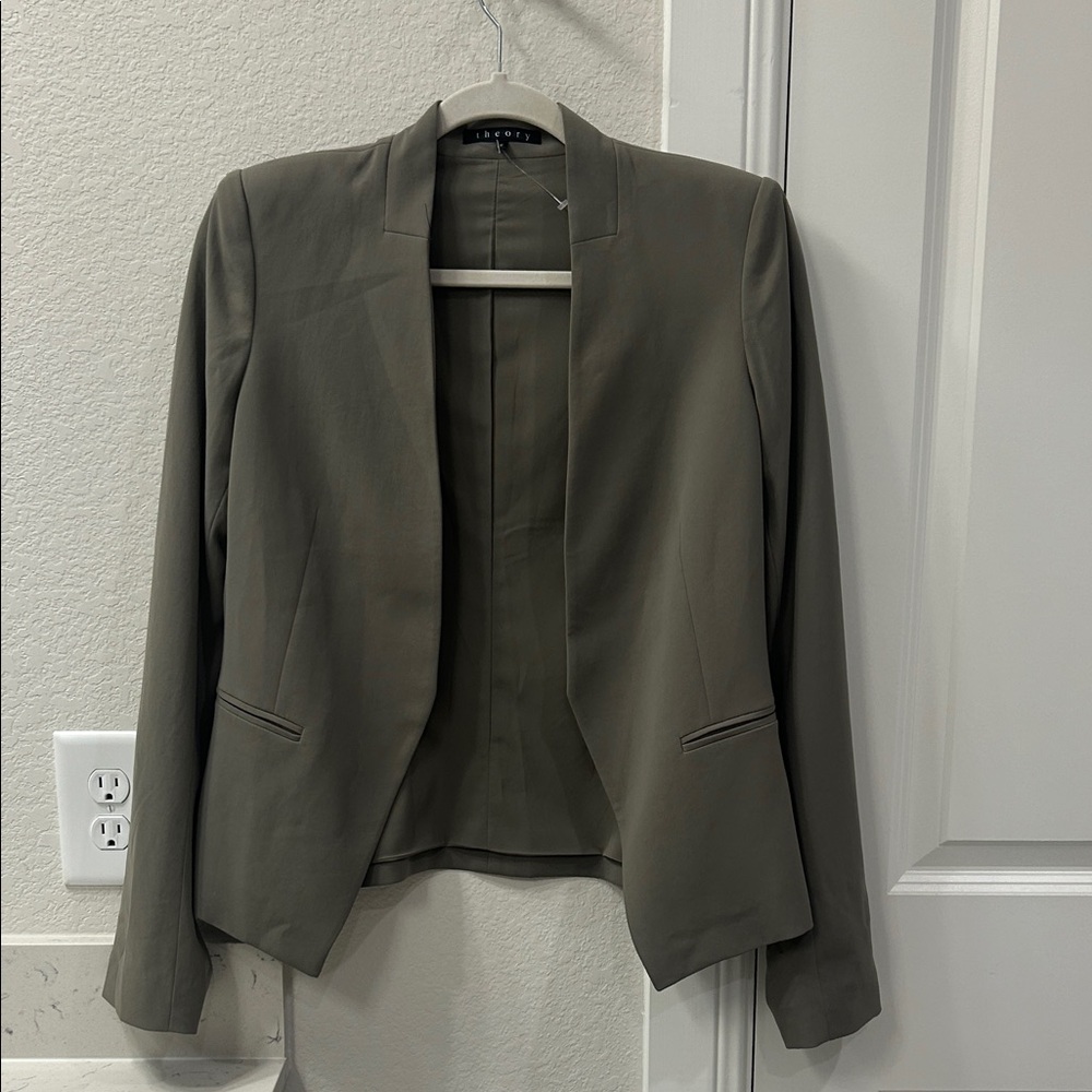 Theory military green Women's Blazer